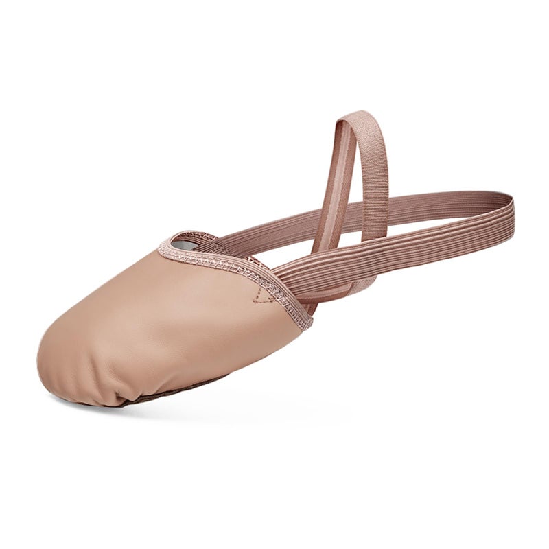Stelle Leather Half Soles Dance Shoes Womens Lyrical Pirouette Turners Dance Shoes for Turning (Girls/Boys/Men/Adult) (Tan, 4.5/5.5) - Image 1